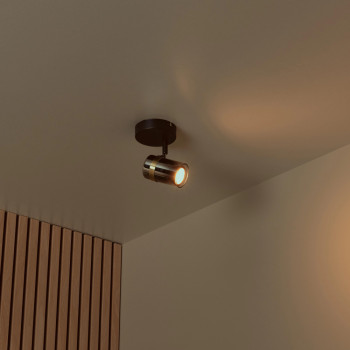 Lucide UPTON - stropní bodové svítidlo - 1xGU10 - šedá, LUCIDE, TRENDY svítidla