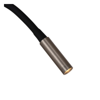 Lucide Premium ASJA - dobíjecí nástěnná lampička - baterie - LED 3 kroky stmívání - 1x3W 2700K - šedá, LUCIDE, TRENDY svítidla