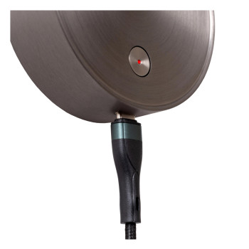 Lucide Premium ASJA - dobíjecí nástěnná lampička - baterie - LED 3 kroky stmívání - 1x3W 2700K - šedá, LUCIDE, TRENDY svítidla