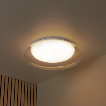 Lucide SKETES - nástěnné svítidlo - Ø 35,2 cm - LED stmívatelné - CCT - 1x18W 2700K/5000K - průhledná, LUCIDE, TRENDY svítidla