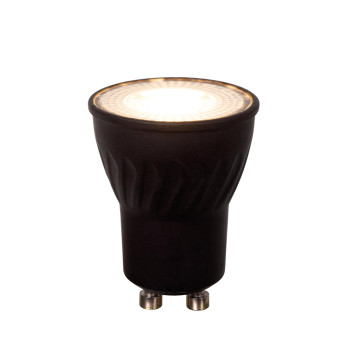 Lucide LED žárovka - Ø 3,5 cm - stmívatelná - GU10 - 1x4W 2200K/3000K - Černá